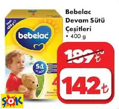 BEBELAC DEVAM SÜTÜ ÇEŞİTLERİ 400 G